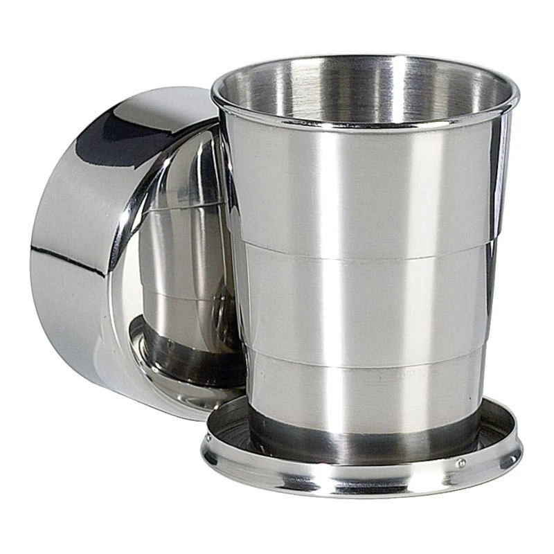 Relags Becher Ausziehbar Faltbecher/Teleskopbecher Aus Edelstahl 3 Relags Becher Ausziehbar Faltbecher/Teleskopbecher Aus Edelstahl