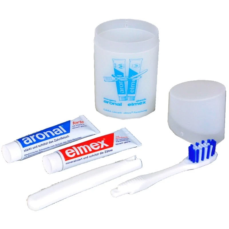 Relags Elmex/Aronal Zahnputzset Mit Robuster Hülle 3 Relags Elmex/Aronal Zahnputzset Mit Robuster Hülle