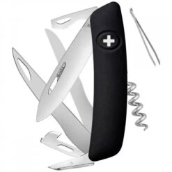 SWIZA D07 - Schweizer Taschenmesser Mit Großer Schere, 11 Werkzeuge