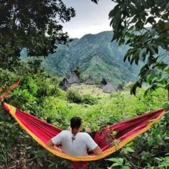 TICKETTOTHEMOON Original Hammock - Reise Hängematte Aus Fallschirm-Nylon, 320 X 200 Cm