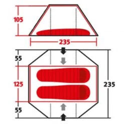 WECHSEL Pioneer - Ultraleichtes Tunnelzelt Für 2 Personen -Outdoor Ausrüstungs Geschäft WECHSEL Pioneer ultraleichtes Tunnelzelt fuer 2 Personen b11