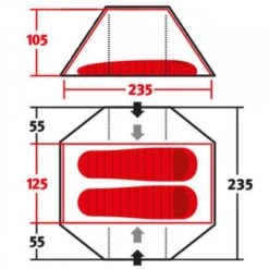 WECHSEL Pioneer - Ultraleichtes Tunnelzelt Für 2 Personen -Outdoor Ausrüstungs Geschäft WECHSEL Pioneer ultraleichtes Tunnelzelt fuer 2 Personen b6